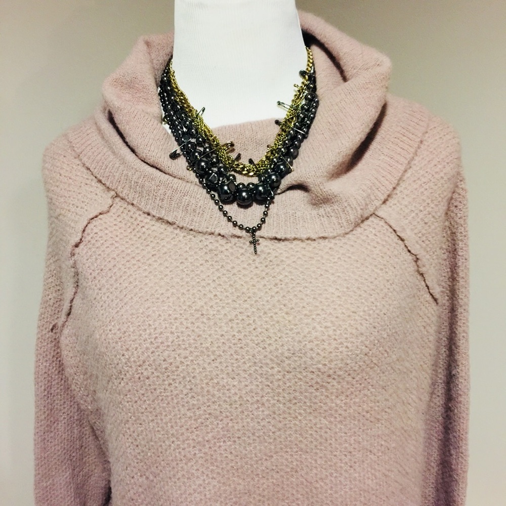 Mossimo Super Soft Blush Cowl Neck Sweaters - Picture 1 of 5